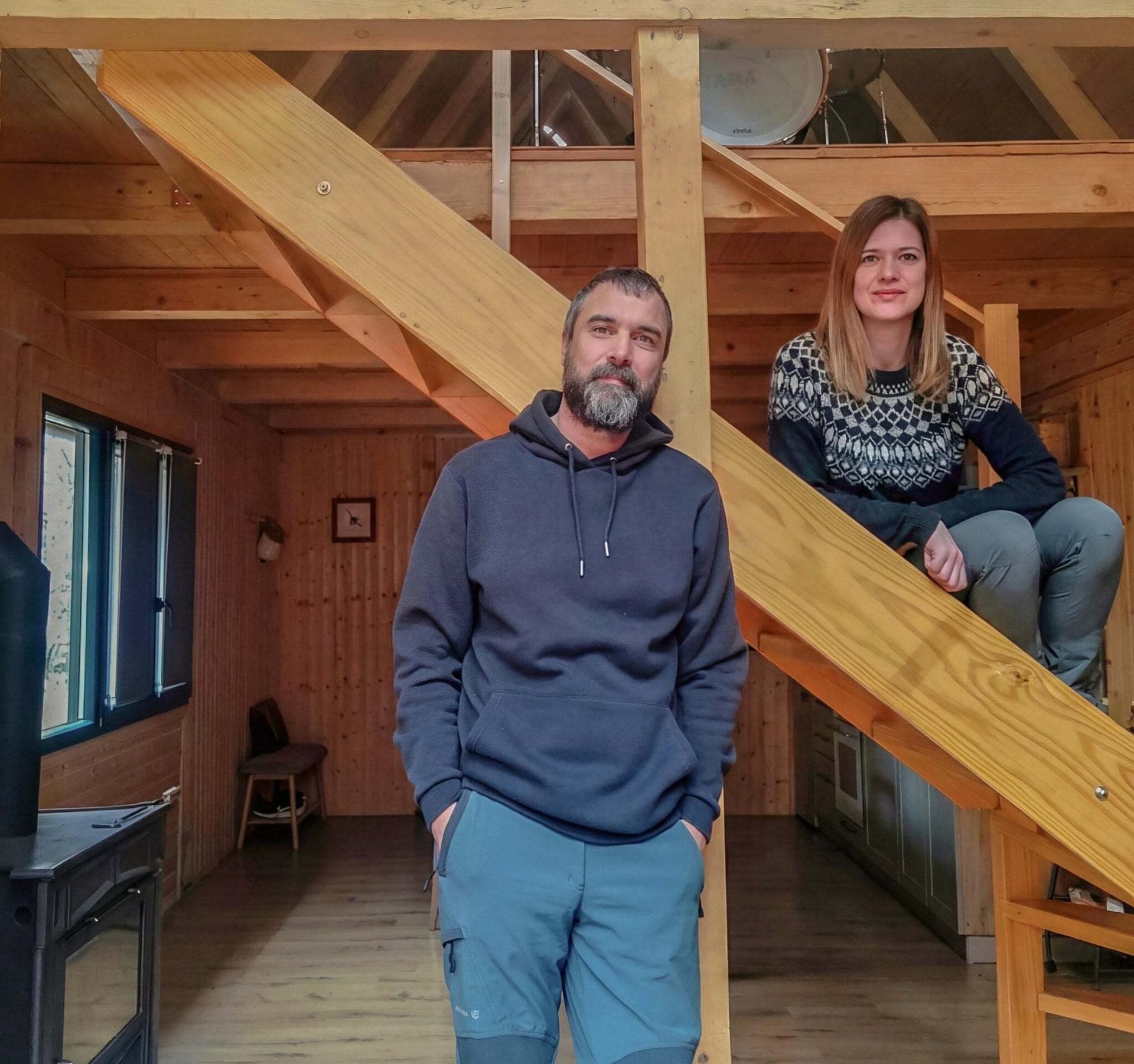 Marko and Ljiljana, hosts of Stars Peak on Velebit
